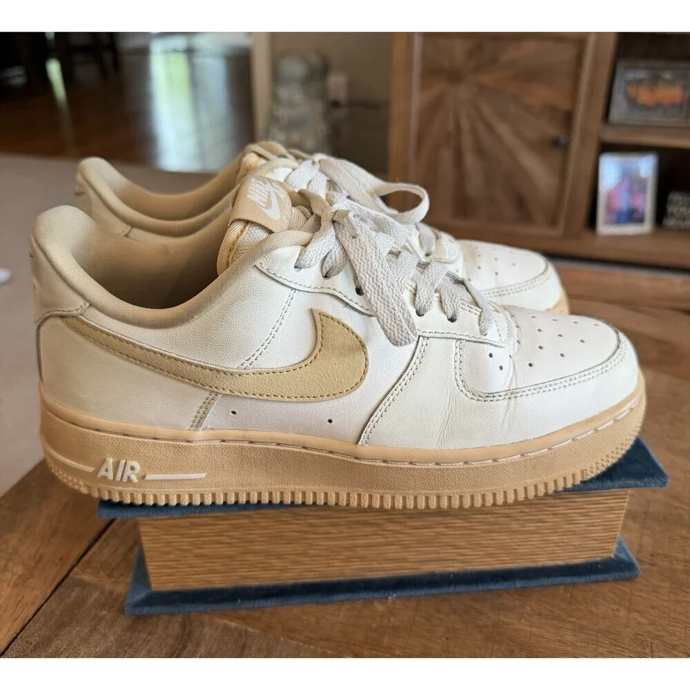 Nike Air Force 1 ’07 Sail Sesame FZ3597-133 Womens 7.5 Beige Cream